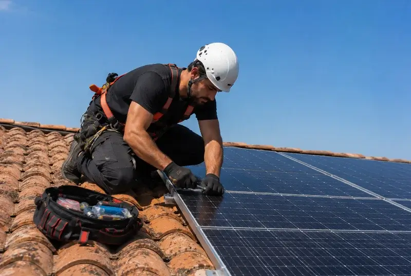 Maintenance et monitoring de panneaux solaires au Croisic
