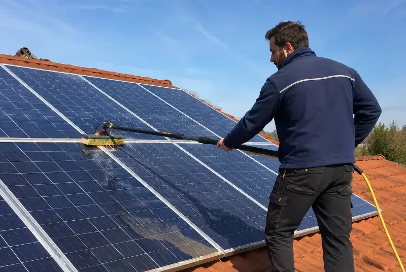 Nettoyage et entretien de panneaux solaires au Croisic