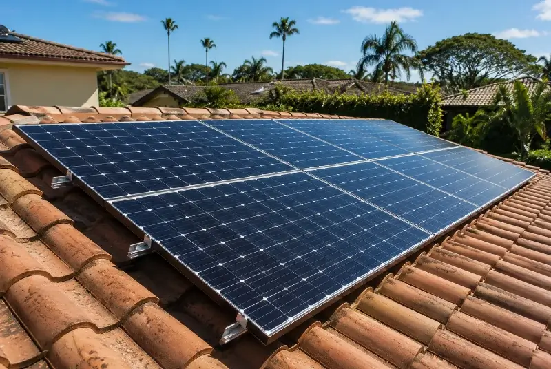 Installation de panneaux solaires au Croisic
